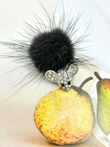 Fashionable Zinc Alloy Animal Brooch, Versatile High-End Delicate Lapel Pin For Suit Jacket, Unisex Small Mouse Design