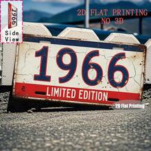 2D Flat, 1pc Vintage "1966" Metal Aluminum Sign - 11. 8"X5. 9" Rustic Wall Decor For Bars, Garages, For Man Caves, Cafes, Living Rooms & Gardens - Durable, No Electricity Needed, Perfect Birthday Or Holiday Gift, Metal Wall Art Decor, Bar Decoration, Distressed Finish, 2D Flat - A - View 11