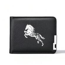 1pc Stylish Horse Print Men's Wallet Horse Animal Print Design - Fashionable Minimalist Style - Multi Card Slots Coin Purse Suitable For Daily Use And Holiday Gifts For Men Wallet Mini Wallet Purse Wallet Small Wallet Gifts For Men Men Gifts Wallet Men - Multicolor - View 14