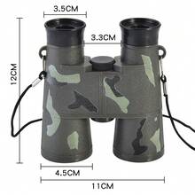 高清紧凑型双筒望远镜，适合徒步旅行、观鸟和登山。可调节焦距，轻便的户外光学设备，适用于露营、旅行和野生动物观察。户外探险的理想之选。 - 彩色 - 查看 8