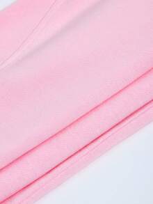 女士时尚两件套，休闲日常穿着，无需搭配 - 粉色 - 查看 7