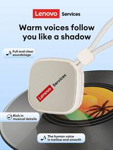 Lenovo 联想HD100迷你无线音箱，高品质音效，强劲低音，蓝牙6.0，环绕立体声，超长续航，支持TWS配对，便携易用，适合户外运动，兼容智能手机、笔记本电脑，是馈赠佳品。 - 深灰色 - 查看 5
