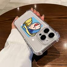 Qué giro divertido en una clásica obra maestra Funda para teléfono Compatible con fundas para teléfonos   17  16 Pro Max  15 Pro Max  13 y  12 Fabricada en material de TPU, proporciona protección contra golpes y caídas Un regalo perfecto para familiares, amigos, novios, novias y Halloween - transparente - Ver 3