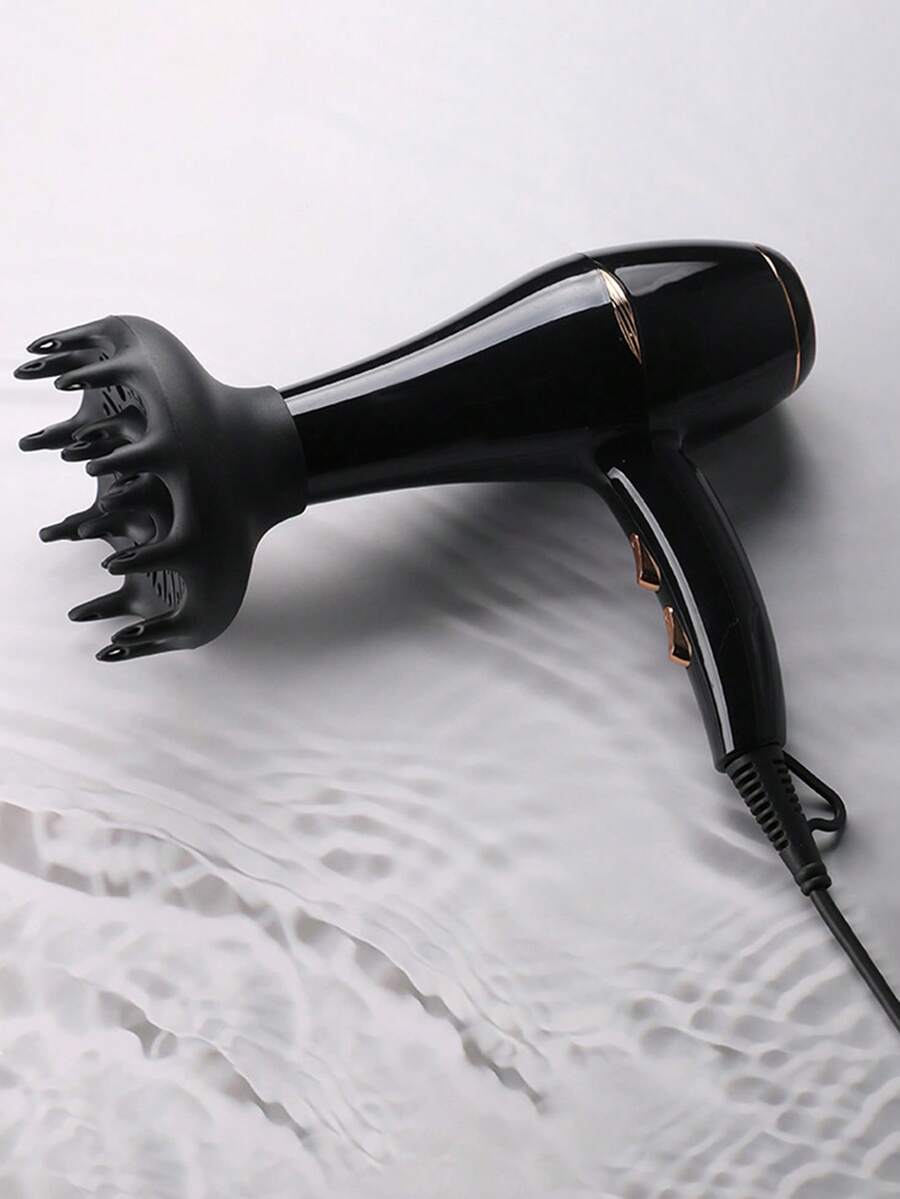 1pc Hair Dryer Diffuser | Universal Round Nozzle - Suitable For Home & Salon, Compatible With Various Hairstyles, Quick Drying, Frizz Control, Suitable For Curly/Wavy Hair - Multicolor - View 1