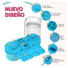 Herramienta De Limpieza De Pinceles Con 10 Pinceles Y Paleta - Azul - Ver 5