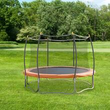 6 PCS Trampoline Pole, Universal Galvanized Steel Replacement Housing Pole, With Foam Sleeve And Connector, Trampoline Arc Column