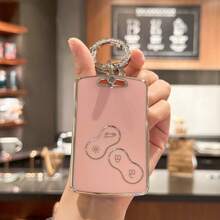 TPU Remote Keychain Key Cover For Renault Clio Laguna Koleos Megane Fluence Zoe Scenic Captur Card 4 Buttons Car Key Case