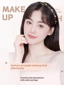 NOVO Dual-Ended Eyebrow Pencil, Smooth Texture, Fine And Seamless Application, Naturally Sculpt And Highlight Eyebrows, Suitable For Daily Use, Travel, Parties, And Gifting - 02# Tipsy Peach - View 4