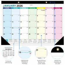 18-Month Desk Calendar 2026-2027: Hanging Design For Home, School & Office - Perfect Christmas & New Year Gift For Organization - 25-26-A - Xem 3