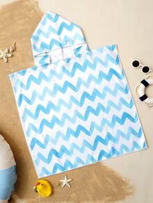 1PC Children's Fleece Bathrobe With Hood,Baby Hooded Towel,Kids Bath/Pool/Beach Hooded Towel.Swimming Pool Towel, Bath Towel