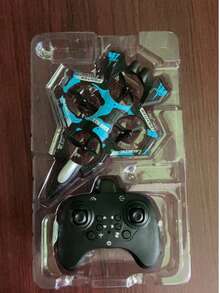 CASRRA K500 Remote Control Drone, Made Of SBS Anti-Fall Material, Camouflage Color, One-Key Roll/Take-Off/Descend/Hover/Hand Throw Features, Suitable For Beginners, Indoor/Outdoor/Party Entertainment Use, Multi-Rotor Quadcopter Toy, Fighter Plane Model Remote Control Toy (Spare Propeller Blades Included), Also An Excellent Birthday/Christmas/Halloween Gift