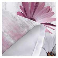 Rustic Farmhouse Shower Curtain, Farm Pink Daisy Floral Flowers And Butterfly On Country Wooden Shower Curtain For Bathroom, Pink Grey Bathroom Shower Curtains With 12PCS Hooks, 48X70IN - 多色553 - 查看 3