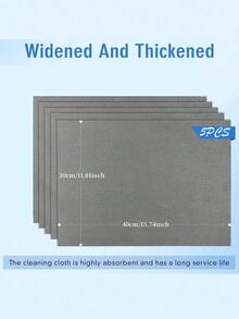 Microfibre Cloths, Reusable Microfibre Cloths, Pack Of 1/3/5, 30 X 40 Cm