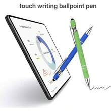 Ballpoint Pens With Stylus Tip, Soft Click Stylus Pen, 2 In 1 Retractable Metal Stylus Pens, Black Ink, Birthday Anniversaries Graduation Home And Office, 4 Colors 12 Count - Nhiều màu1 - Xem 5