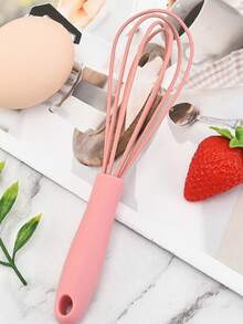 4/2/1pc Silicone Mini Whisk - Perfect For Adults - Ideal For Mixing, Whipping, Stirring And Blending - Essential Baking Tool And Kitchen Gadget - Back To School Supplies - Suitable For Chocolate, Eggs, Cream, Butter - Multicolor - View 9