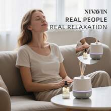 Hllozzi NIVAVIN 30毫升/60毫升/100毫升纯白麝香精油，持久淡雅的香气。适用于面部保湿、头发、皮肤、身体护理、香水制作、芳香疗法、按摩、护肤。 - NIVAVIN白麝香 - 查看 5