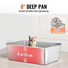 Cat Litter Box Enclosures - Silver - View 2