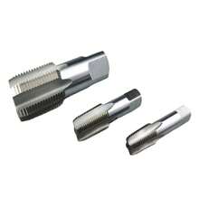 5pcs/6pcs Alloy NPT Thread Forming Taps - Industrial Tool Set For Cleaning, Re-Threading Damaged Or Jammed Pipe Threads, Sizes 1/8", 1/4", 3/8", 1/2", 3/4", 1", With Storage Box, Non-Electric, Battery-Free, For Plumbing/Industrial Use