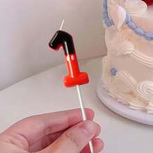 1 hộp (12 chiếc) / 2 hộp (24 chiếc) / 4 hộp (48 chiếc) Nến sinh nhật ngọn lửa nhiều màu & 1 chiếc Đồ trang trí bánh số màu đỏ và trắng, Đồ trang trí tiệc sinh nhật, Đồ trang trí bánh, Nến sinh nhật vui vẻ, Quà tặng, Nến cho tiệc sinh nhật dành cho người yêu thú cưng - màu sắc - Xem 17