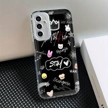 KpopS-Stray-Kid Phone Suitable A55, A35, A05, A14, A24, A34, A54, A15, A05S, A23, A33, A53, A73, A13 4G/5G Shockproof Cushion Soft TPU Back Cover, Daily Phone Accessory, Anime Phone Cover, Printed Design, Shockproof, Tech Enthusiasts, Anime Loverschristmasfall Phone Casephone 17halloween Accessories - 混合顏色 - 查看 7