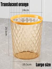 Transparent Waste Bin Set, Large Size For Home Use, Living Room PET Waste Bin With Luxury Transparent Finish - Generous Capacity, Versatile For Home, Office And Bathroom - Multicolor - View 13