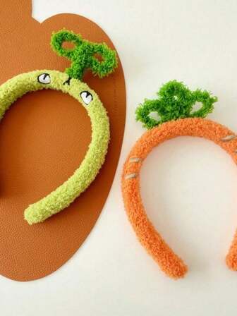 1个/2个可爱草胡萝卜造型发箍，萌萌卡通绿芽发夹，拍照表演头饰，圣诞袜填充物，女士圣诞袜填充物，圣诞礼物，礼物，圣诞袜填充物，女士礼物，礼物，圣诞礼物，成人圣诞袜填充物，成人圣诞袜填充物，发饰，女士配饰，圣诞袜填充物，成人礼发饰，圣诞发饰，女士礼物创意，美容圣诞袜填充物，女士圣诞礼物