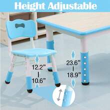 Kids Tables & Chairs - Blue - View 7