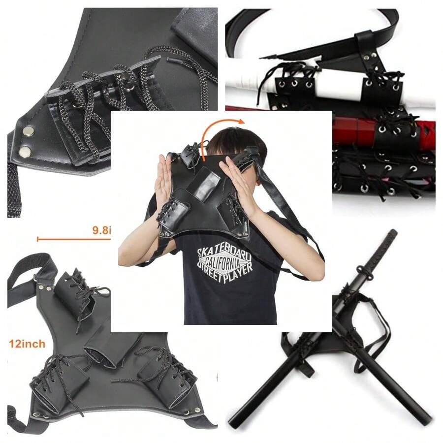 Sword Bag Sword Carry Case Back Strap Waistband For  Hero Cosplay Anime Costume - Removable Belt for One Sword - View 1