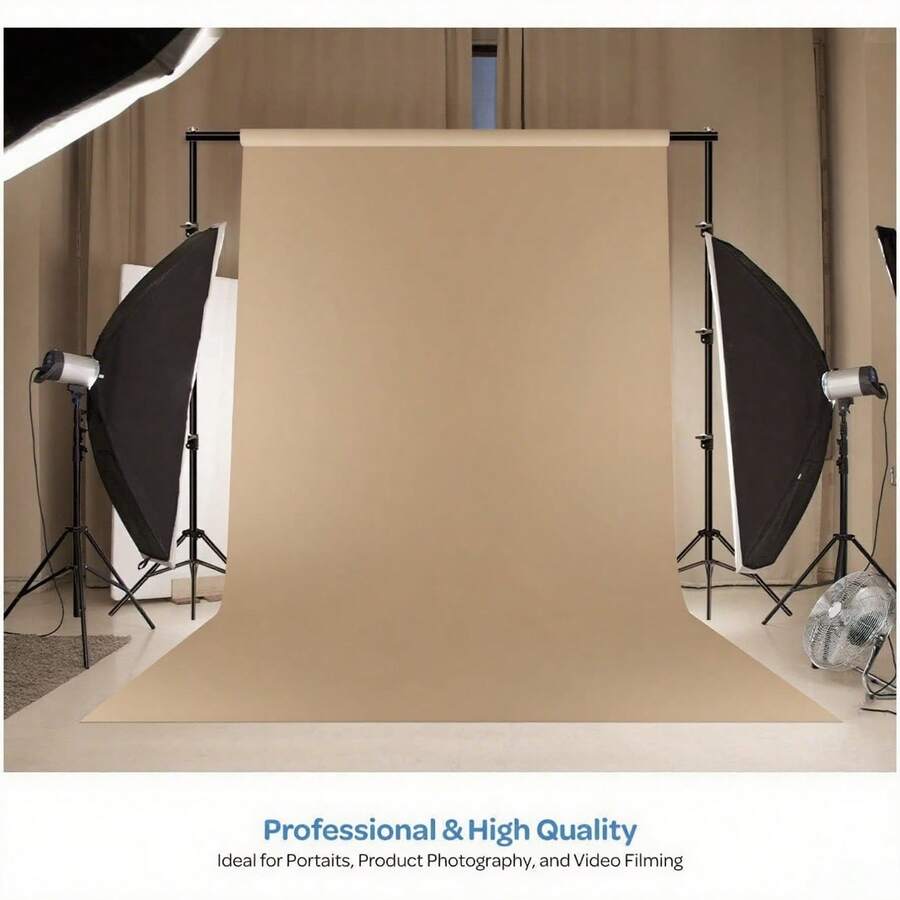 Brown Backdrop Cloth, Suitable For Professional Photography Studio, Events, Parties, Etc., Solid Brown Color (Excluding Stand And Clips)