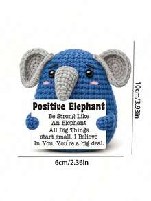 1 con vật móc len dễ thương, vịt thủ công, cốc cà phê, bướm, chim cánh cụt, voi động vật móc len phù hợp cho nam giới, tiệc sinh nhật, bạn bè Giáng sinh và năm mới, quà tặng thủ công, quà tặng ngày lễ, thiết kế vui nhộn, quà tặng tưởng tượng, vải dệt thoải mái, đường khâu bền, đồ chơi nhồi bông thủ công, phù hợp cho cả nam và nữ. - Nhiều màu - Xem 8