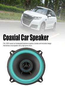 这些4/5/6.5英寸汽车扬声器，拥有100W功率输出和双路高保真同轴设计，在整个频率范围内（包括高、中、低频）均能提供卓越的性能。它们是升级或更换汽车门扬声器的理想之选，可显著提升您的车内音乐聆听体验。