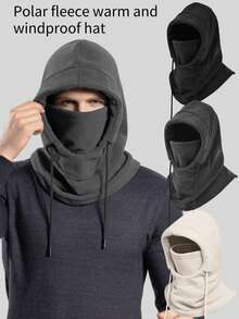 Unisex Multi-Functional Thermal Hat+Mask+Neck Gaiter 3-In-1 Warmer Ski Hat, Suitable For Cycling, Outdoor, Daily Life, Commute, Birthday Gift For Dad, Family, Friends & Lover, Autumn/Winter Winter Accessories Winter Outfits - Multicolor - View 10