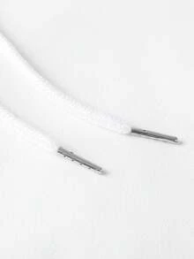 1 Piece Men's Hoodie: Cotton-Polyester Blend, Exquisite Print, Outdoor Suitable For Autumn & Winter Commutation - White 001 - View 6