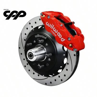 Wilwood 140-12460-DR Forged Narrow Superlite 6R Big Brake Front Brake Kit Hub