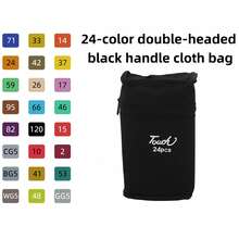 Touch Dual Tip Oil-Based Markers Set 12/80 Colors High Pigment Waterproof Back To School Student Art Supplies With Portable Bag