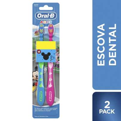  Escova de Dentes Infantil Oral-B Mickey 2un