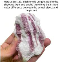 100% Natural Pink Tourmaline Crystal Mineral Asymmetrical Rough Stone Specimen Rock Rare Original Reiki Chakra Home Room Decor 1pc - Pink - View 8