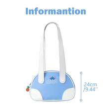 Miniso 名创优品 Lilo & Stitch 夏威夷主题保龄球可爱包包，度假斜挎包单肩包女士 - 藍白色 - 查看 8