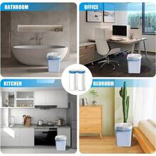 bolsas de basura con cordn u2013 Bolsas de basura de plstico blanco de 1.2 galones 240 unidades de forros pequeos para bao, recmara, oficina, hogar, 5 litros 1 - 2 gal u2013 Bolsa de basura - Lo más vendido: 4 galones - Paquete de 60 - Ver 8