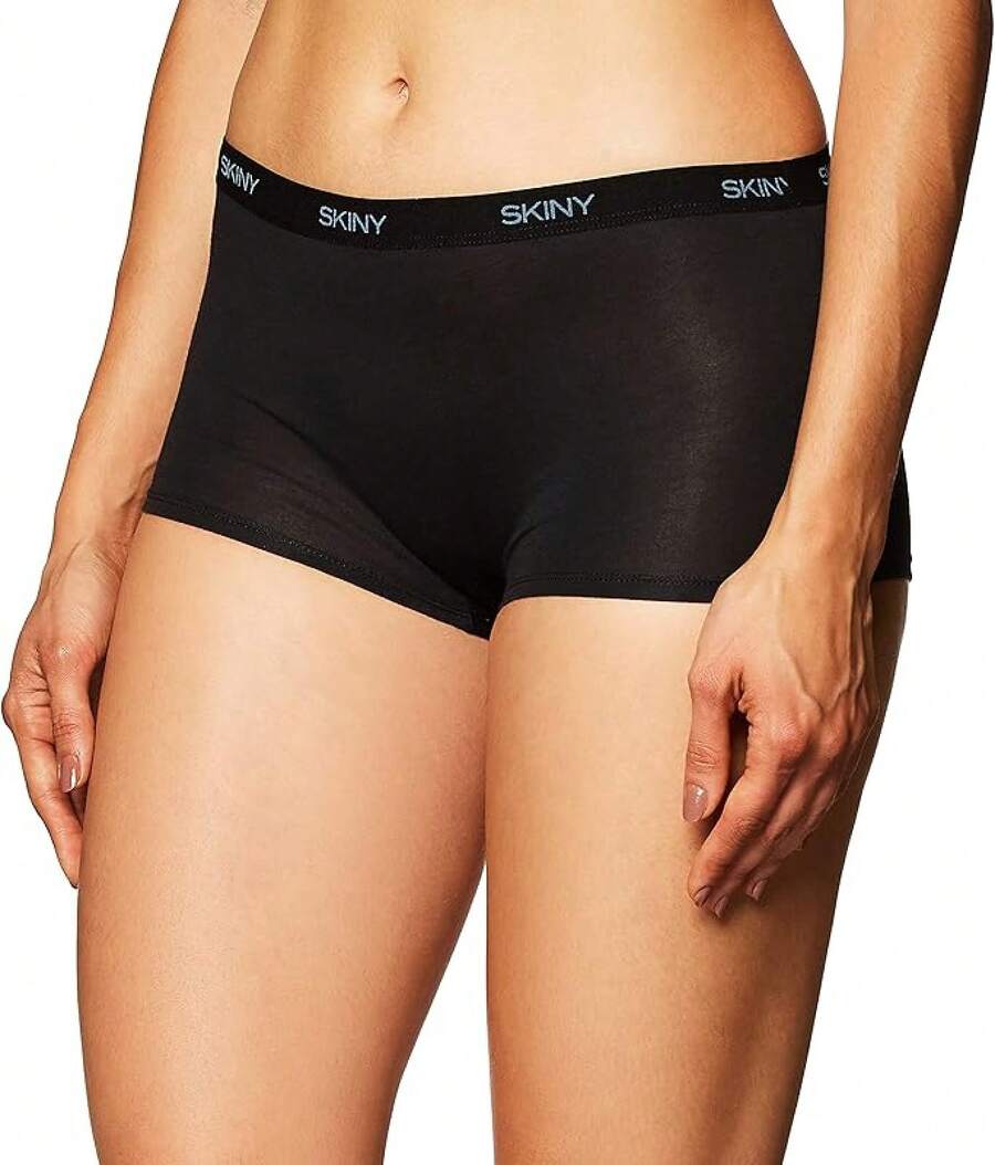 Skiny Cómodo Bóxer Mujer - Negro - Ver 1