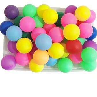 Pingisträningsspel med gungboll - Roligt familjespel utomhus och inomhus - Bröllop, årsdagar, födelsedagar och sommarfesttillbehör, bollar i slumpmässig färg