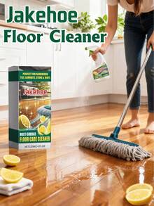 jakehoe Floor Cleaner Strong Remove Floor Surface Stains Grease Efficient Decomposition All Kinds Of Stubborn Dirt Polishing Refurbishing Multi-Functional Household Floor Care Cleaner 120ml - 白色 - 查看 1