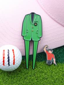 Green Jacket Divot Repair Tool,Golf Hat Clip With Magnetic Ball Marker Set - Enamel, Strong Magnet, Easily Attachable, Great Gift For Golfers - Multicolor - View 13
