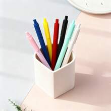 10/20/30 Piece Colored Ballpoint Pen Set - Black Ink With Multiple Color Pen Bodies, Used For Classroom Rewards And Party Gift Pens, Macron Colored Writing Stationery, Perfect Student Rewards And Treasure Chests Filled With Prize Boxes, Fun Writing Stationery, Christmas Gifts - Multicolor - View 3