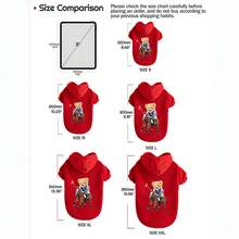 Diseño de moda Sudadera con capucha para perros Ropa de invierno para mascotas Ropa para perros Chihuahua Disfraces suaves para cachorros Lavable a máquina