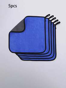 10 khăn lau xe sợi siêu mịn - Khăn lau siêu thấm hút, nhanh khô, có dây chun, mềm mại, không trầy xước, thích hợp cho việc chăm sóc và vệ sinh xe hơi - xanh xám - Xem 17