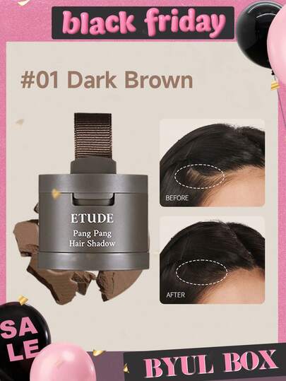 ETUDE ETUDE Pang Pang Hair Shadow - Ritocco radici e polvere volumizzante | Soluzione rapida per capelli diradati, aspetto naturale, pratica per i viaggi