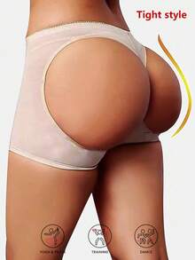 1 件紧身性感镂空提臀打底裤（紧身版型 - 尺码偏小，如喜欢宽松版型，请订购大 1-2 个尺码），轻薄、低弹性、透气提臀短裤，适合春夏季，塑身提臀内裤