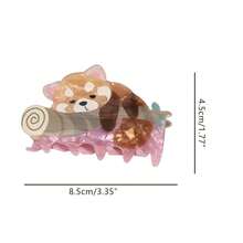 Novelty Lesser Panda Claw Clips,Acrylic Hair Clip For Women,Funny Hair Clip,Fashion Claw ClipsLesserPanda - LesserPanda - View 3