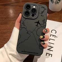 TPU Shockproof Phone Cover For Air Travel, Compatible With Apple  16/15/14/13/12/11/Xr/Pro/Plus/Pro MaxSuitable For  17 Air - 黑色 - 查看 1